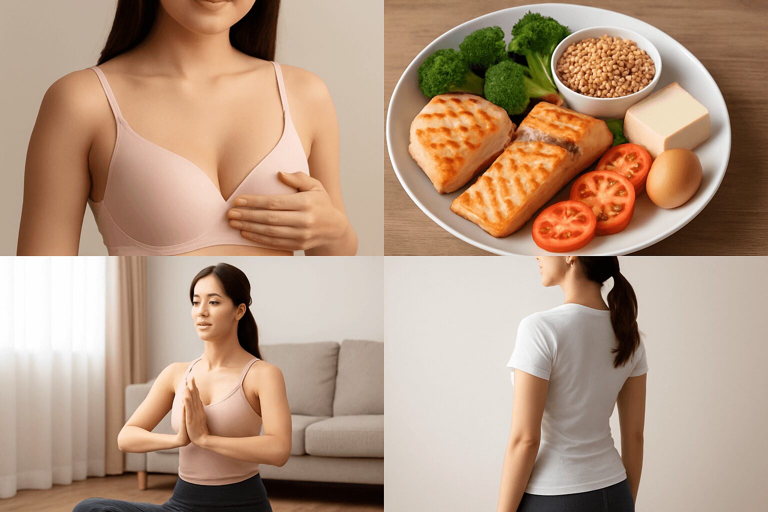 美胸を育てるインナーケア｜食事・筋トレ・生活習慣のポイント
